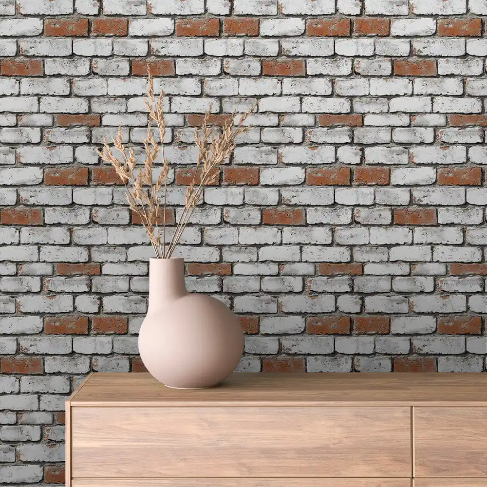 Papier Peint Effet Brique Style Industriel Moderne