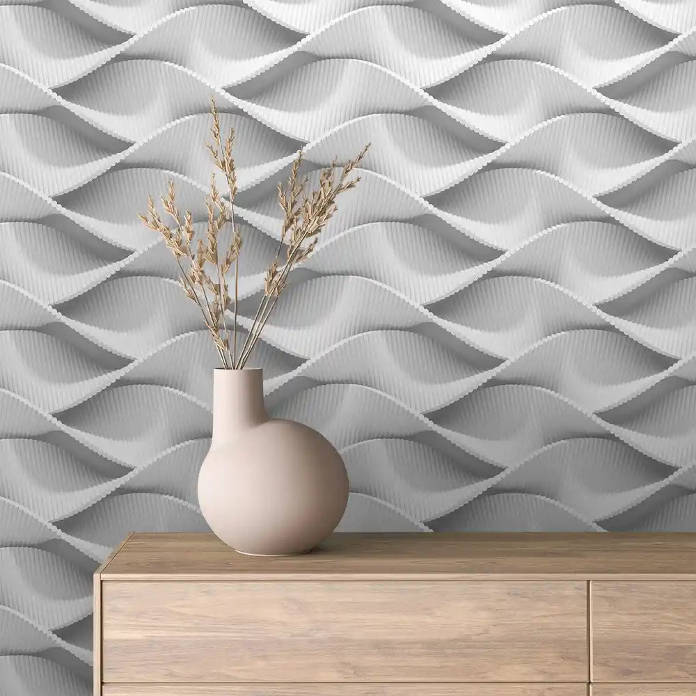 Papier Peint 3D Géométrique Moderne Design Minimaliste Élégant