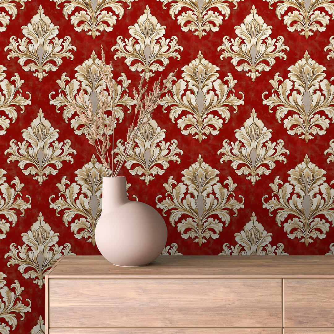 Papier Peint Baroque Motif Classique Royal
