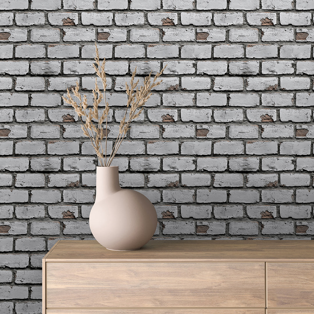 Papier Peint Effet Brique Style Industriel Moderne