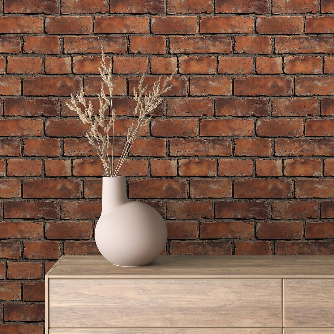 Papier Peint Effet Brique Style Industriel Moderne