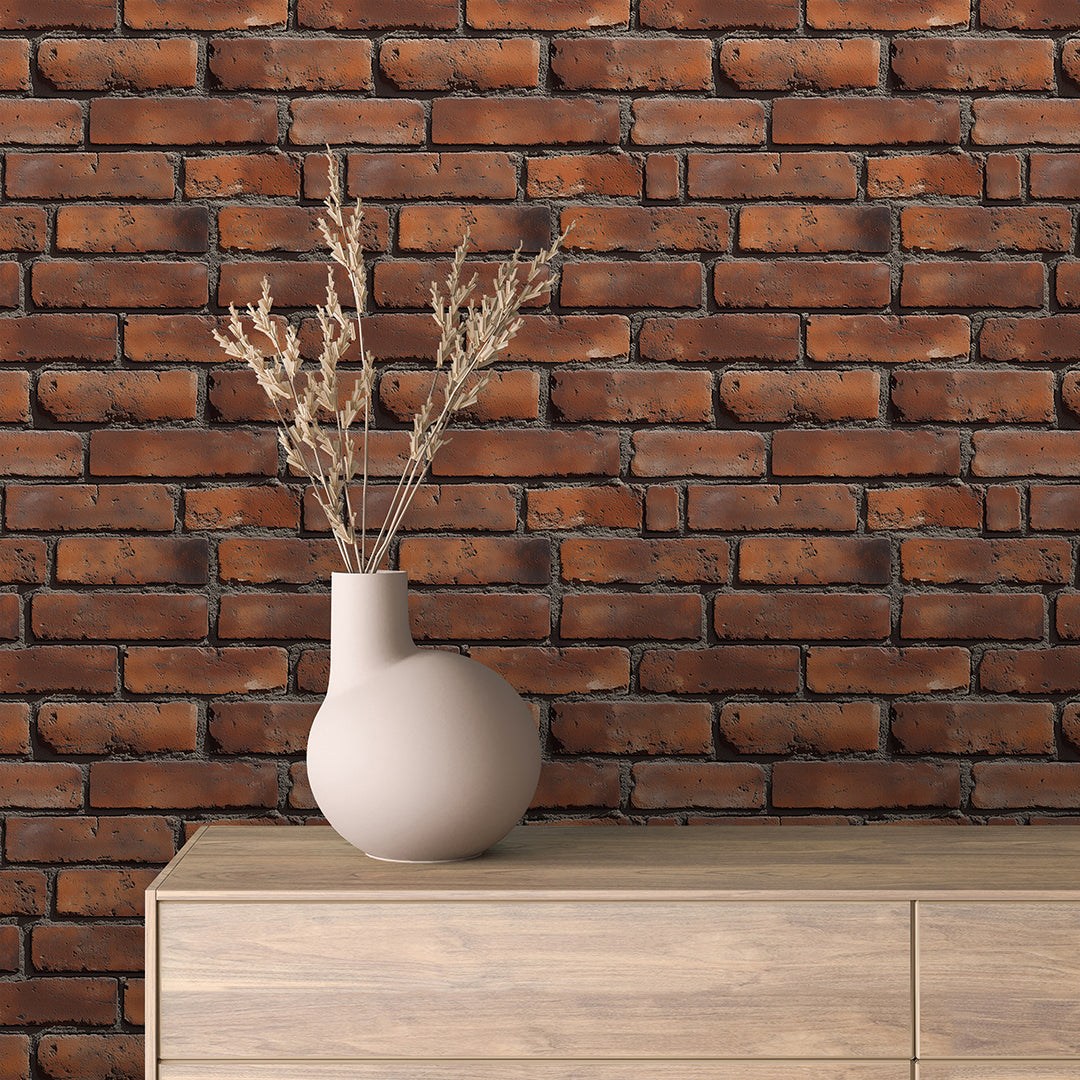 Papier Peint Effet Brique Style Industriel Moderne