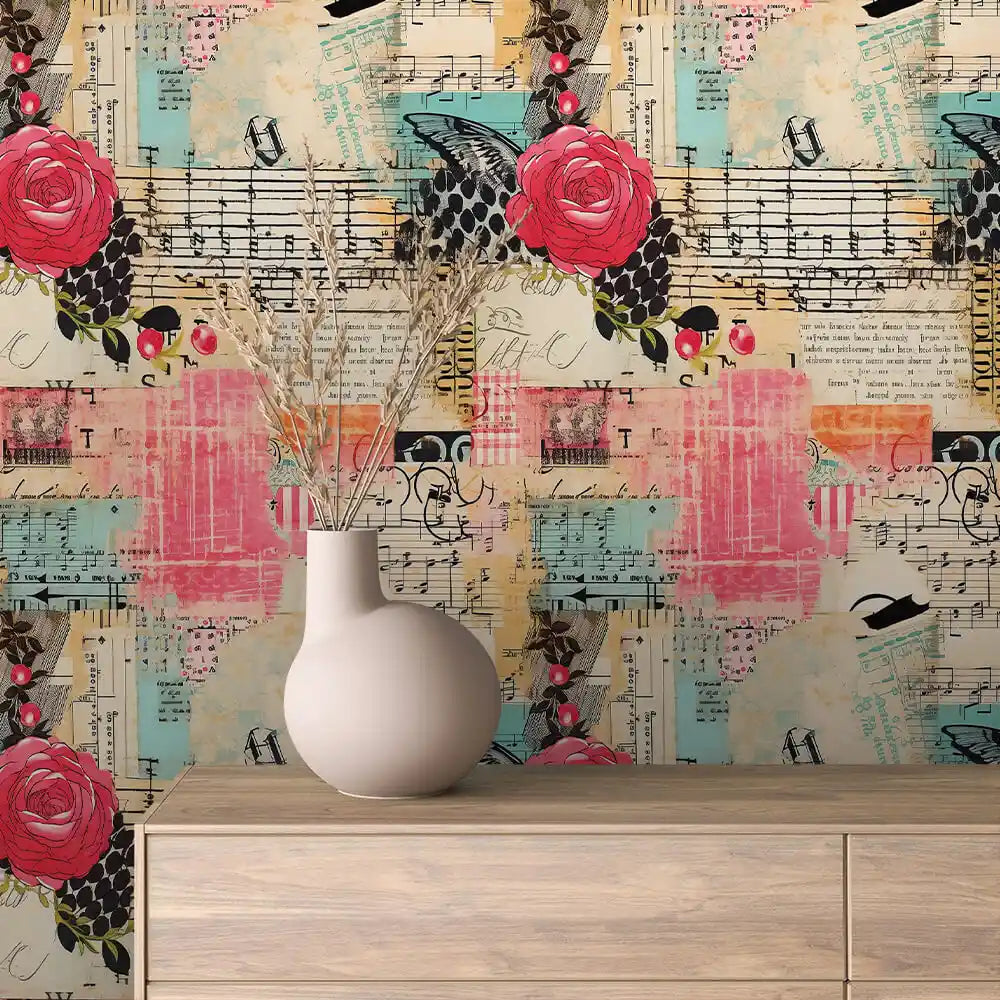 Papier Peint Graffiti Urbain Multicolore Style Street Art Dynamique