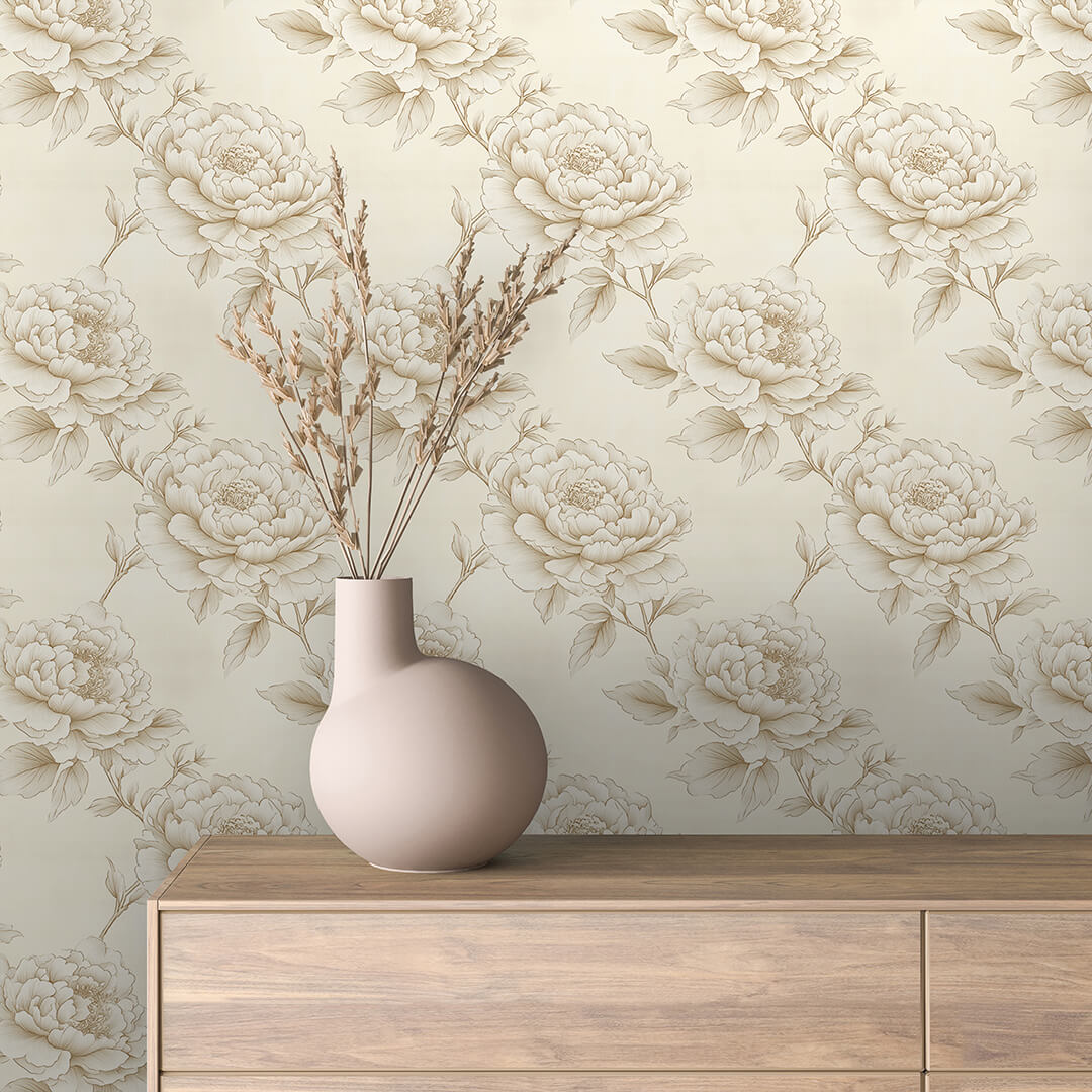 Papier Peint Floral Aquarelle Élégance Douce et Naturelle
