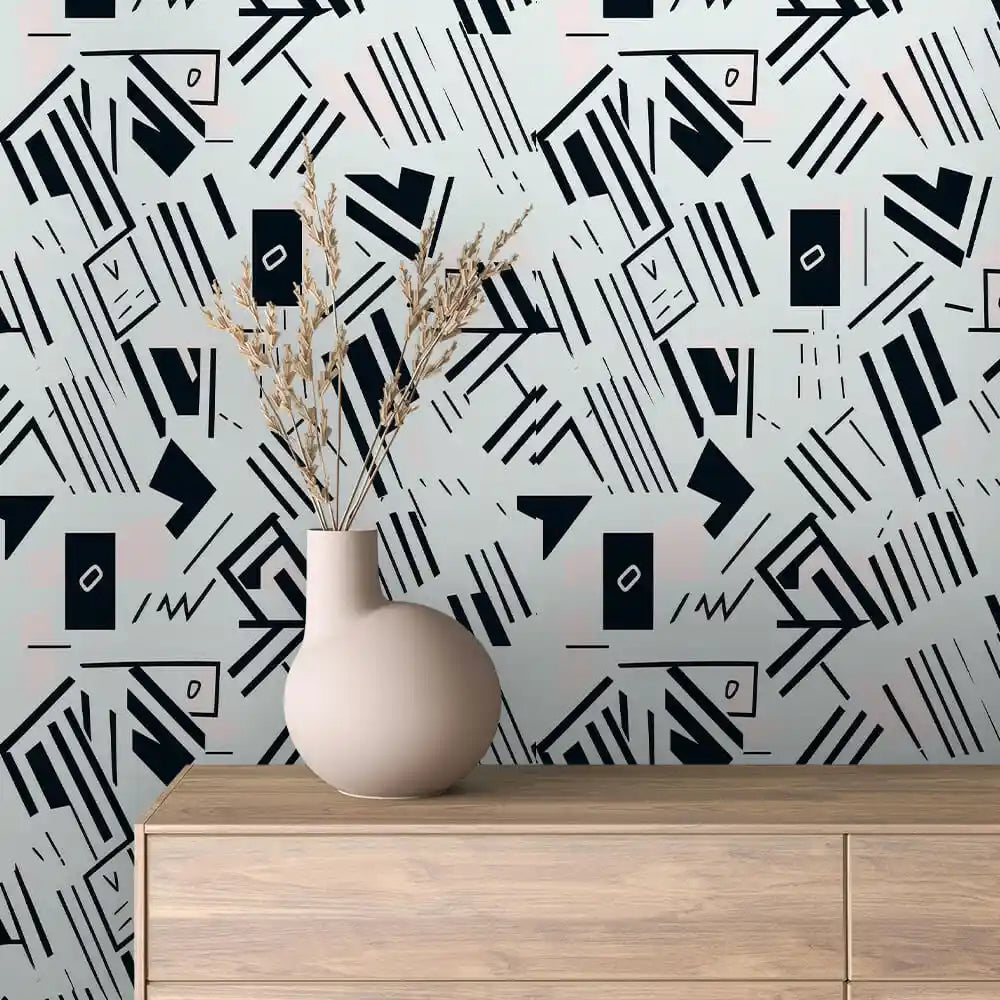 Papier Peint Graphique Design Abstrait Moderne