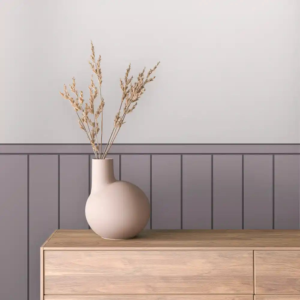 Papier Peint Minimaliste Effet Panneaux Bois