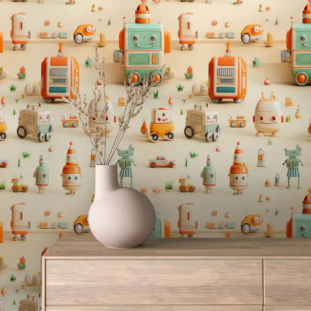 Papier Peint Enfant & Bébé – Univers Doux et Coloré