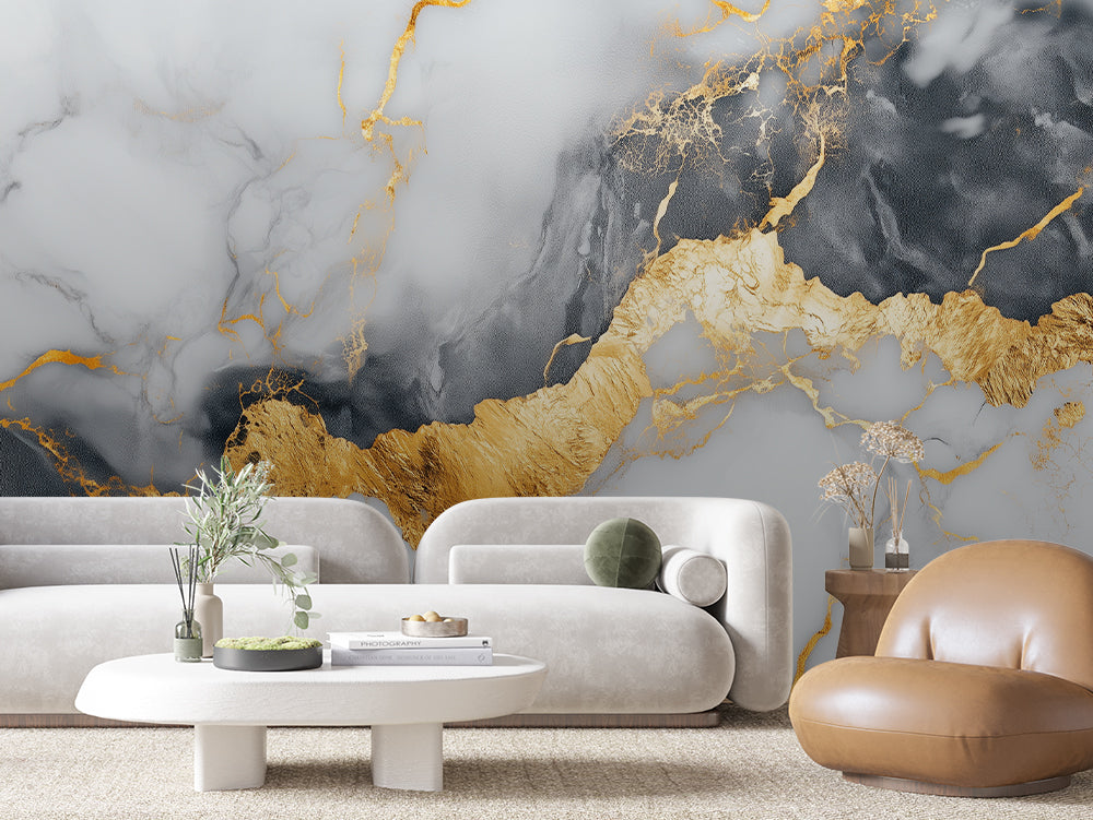 Papier Peint Prestige Marble Style Luxueux et Classique