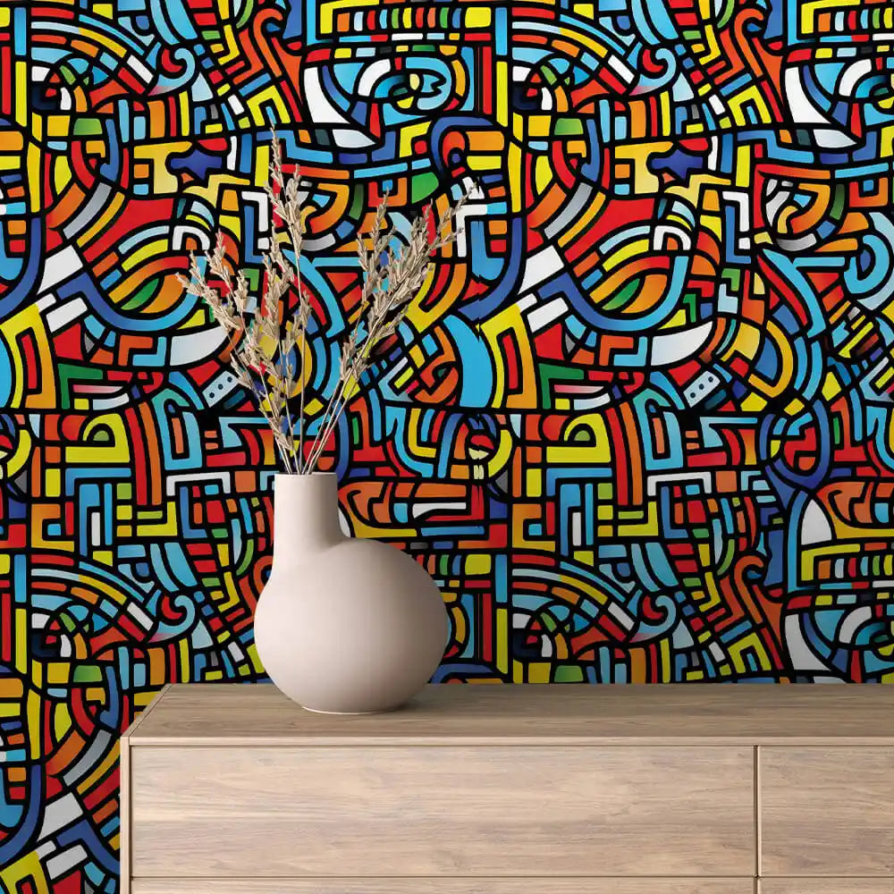 Papier Peint Design Vintage Style Moderne et Créatif