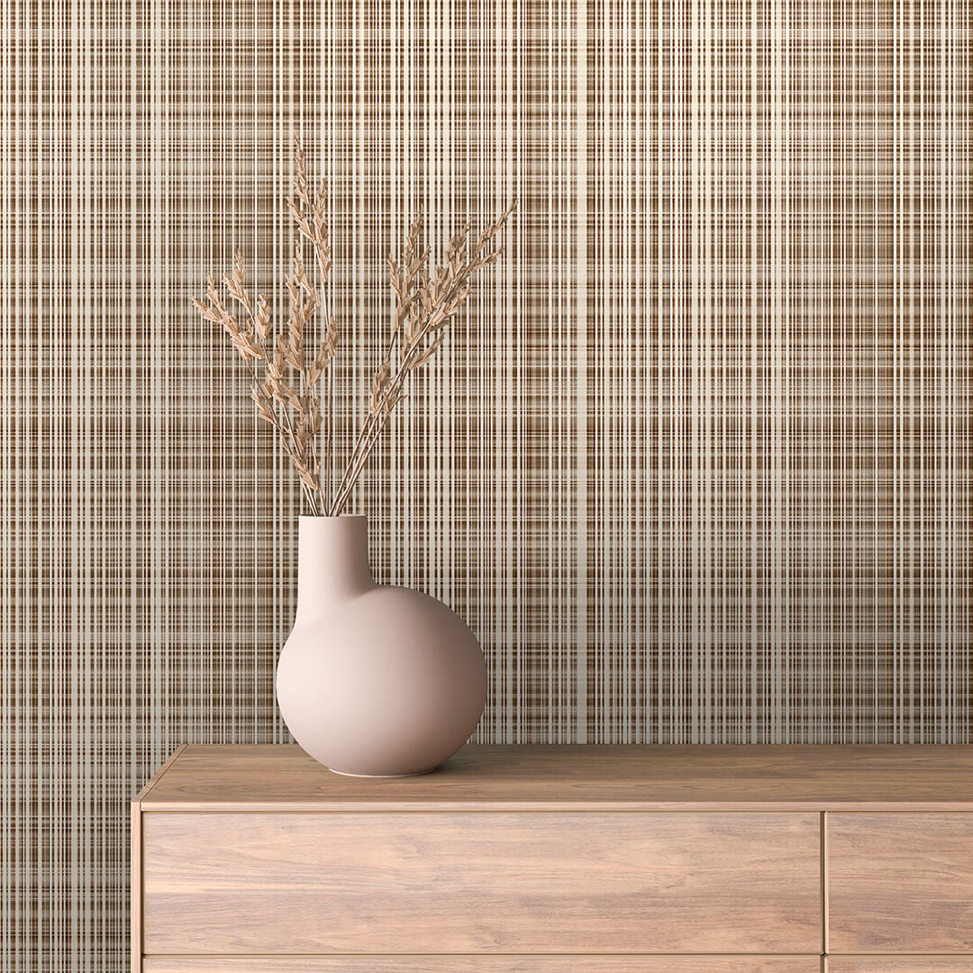 Papier Peint Motif Ondulé Style Moderne Élégant