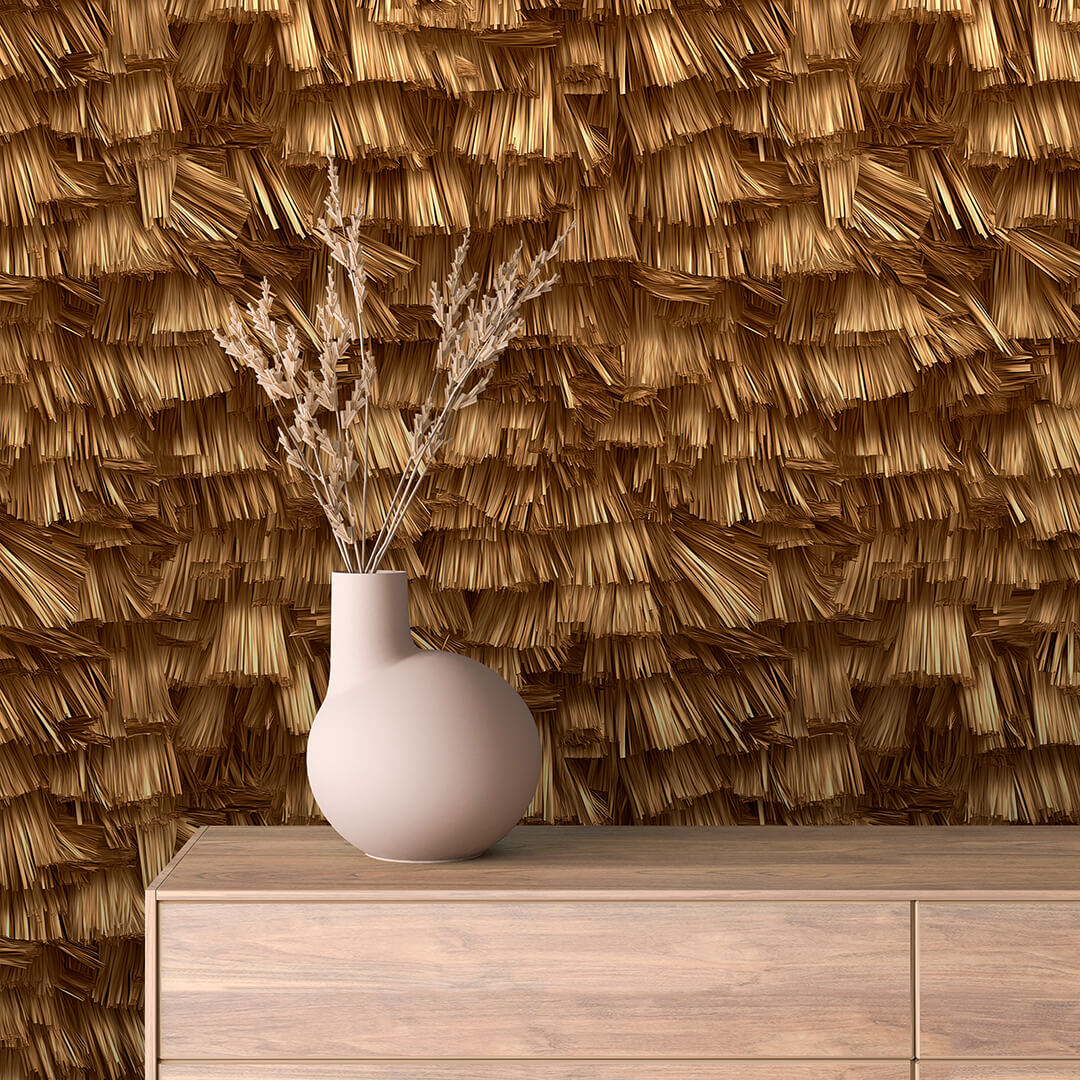 Papier Peint Motif Ondulé Style Moderne Élégant