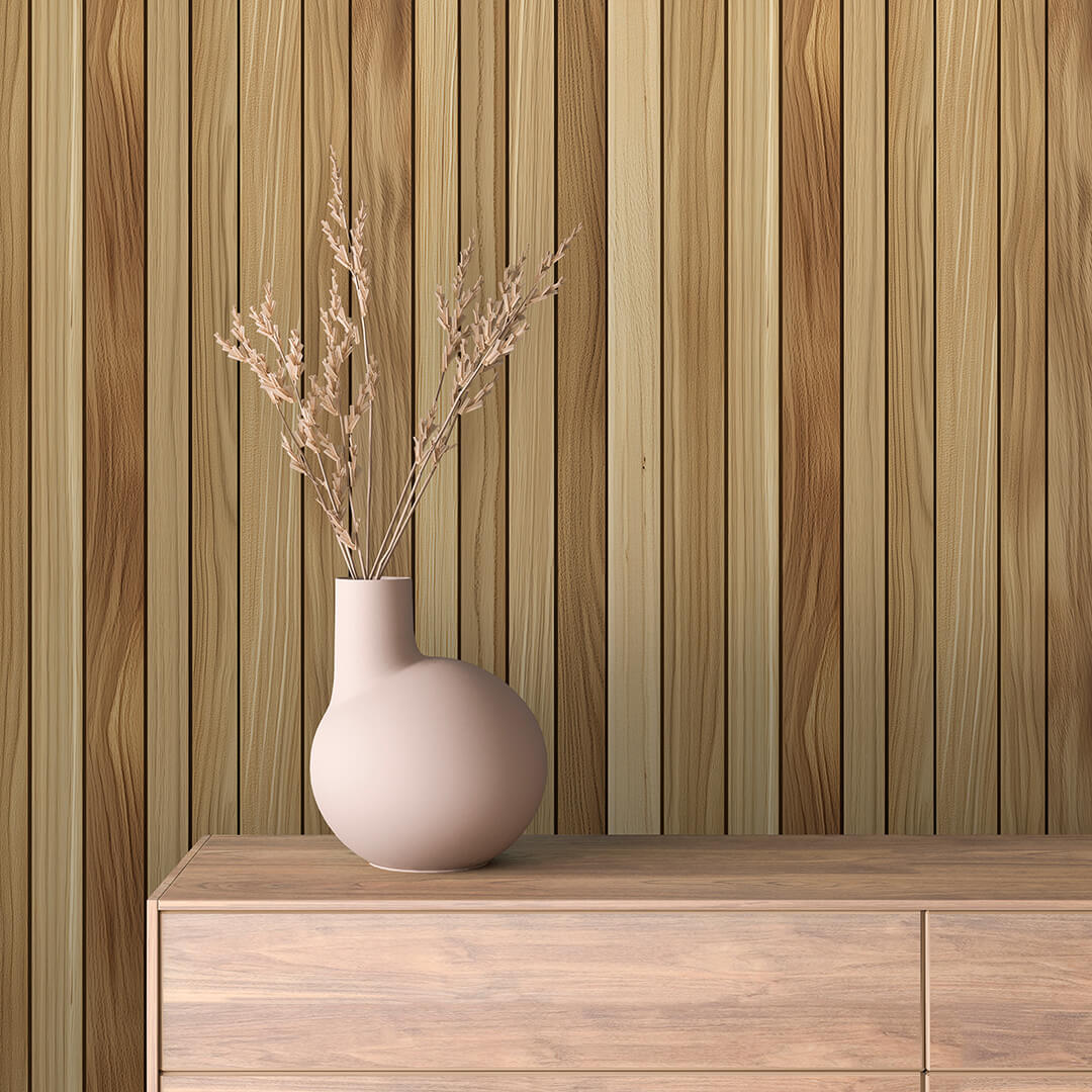 Papier Peint Effet Bois Vieilli Style Rustique Moderne