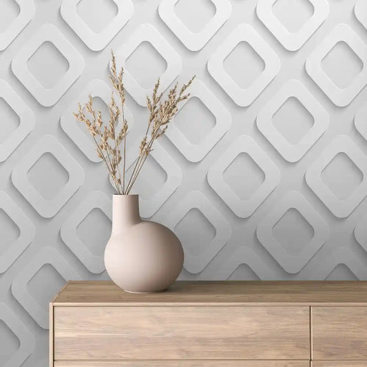 Papier Peint 3D Géométrique Moderne Design Minimaliste Élégant