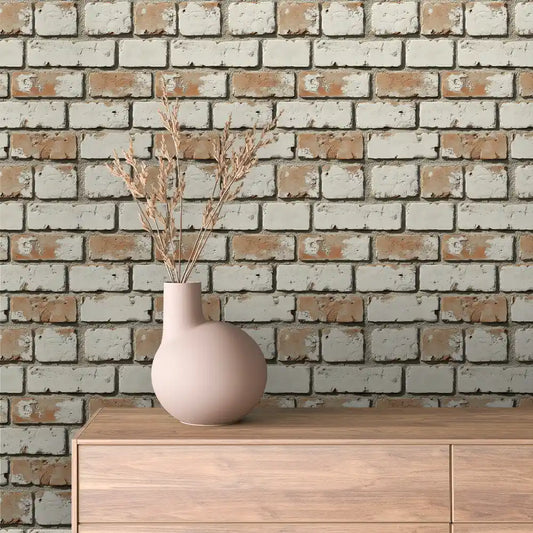 Papier Peint Effet Brique Style Industriel Moderne