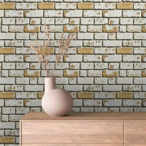 Papier Peint Effet Brique Style Industriel Moderne