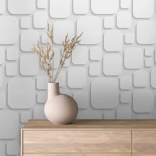 Papier Peint 3D Géométrique Moderne Design Minimaliste Élégant