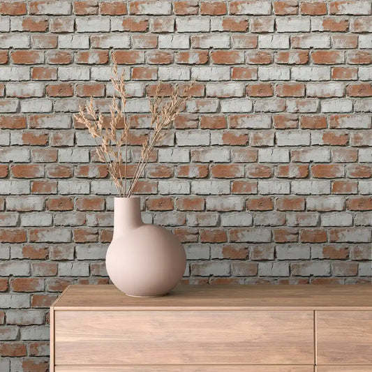 Papier Peint Effet Brique Style Industriel Moderne