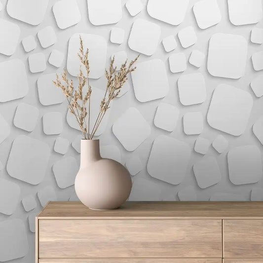 Papier Peint 3D Géométrique Moderne Design Minimaliste Élégant