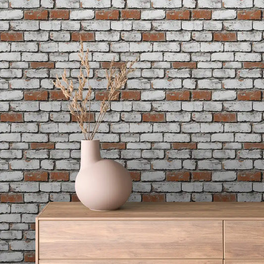 Papier Peint Effet Brique Style Industriel Moderne