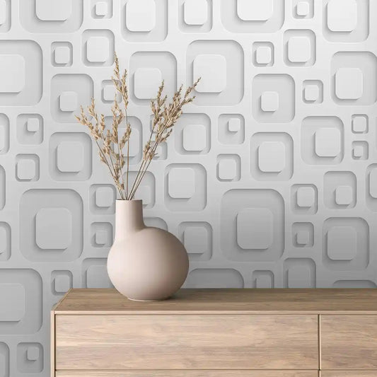 Papier Peint 3D Géométrique Moderne Design Minimaliste Élégant