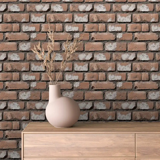 Papier Peint Effet Brique Style Industriel Moderne