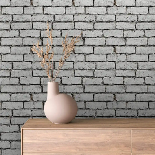 Papier Peint Effet Brique Style Industriel Moderne