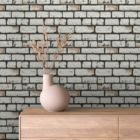 Papier Peint Effet Brique Style Industriel Moderne