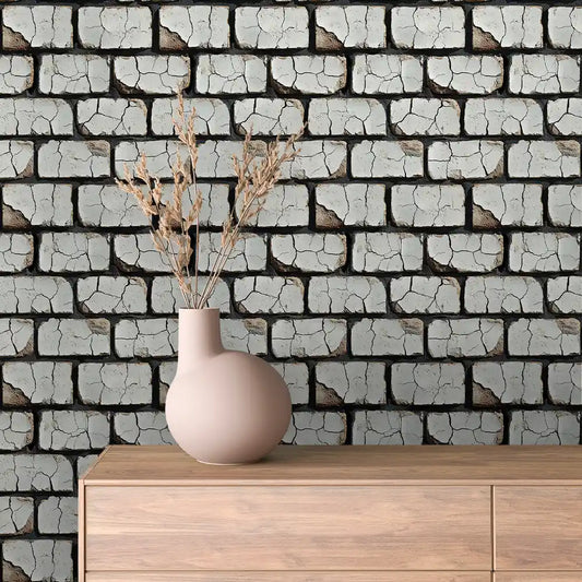 Papier Peint Effet Brique Style Industriel Moderne