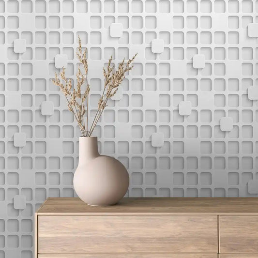 Papier Peint 3D Géométrique Moderne Design Minimaliste Élégant