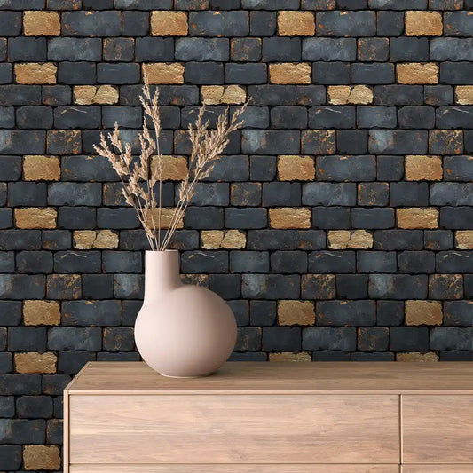 Papier Peint Effet Brique Style Industriel Moderne