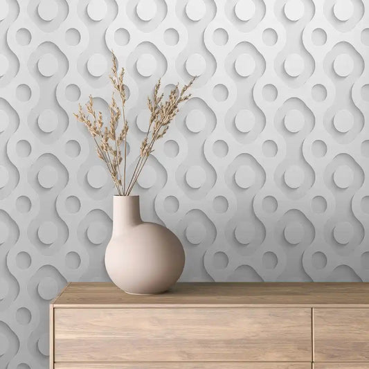 Papier Peint 3D Géométrique Moderne Design Minimaliste Élégant