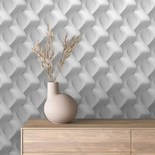 Papier Peint 3D Géométrique Moderne Design Minimaliste Élégant