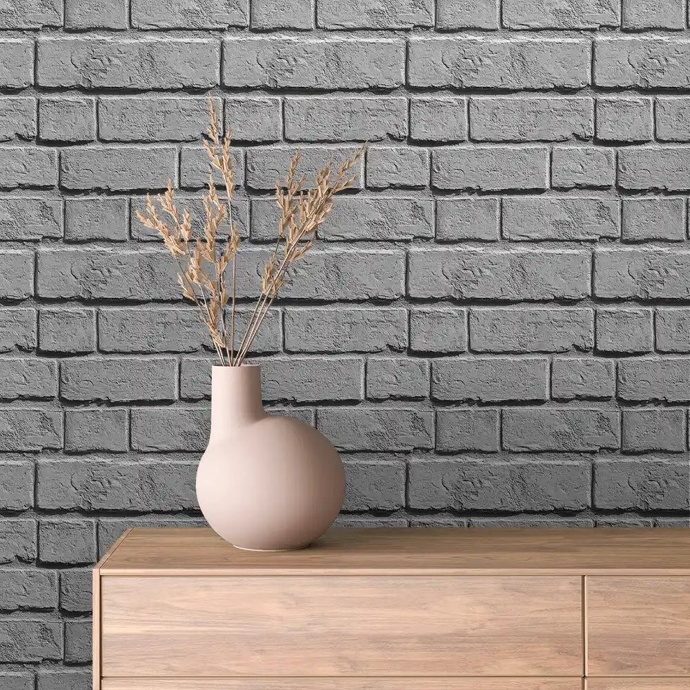 Papier Peint Effet Brique Style Industriel Moderne