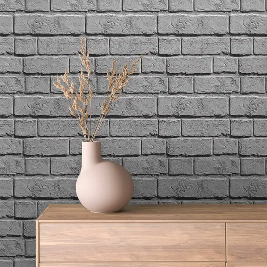 Papier Peint Effet Brique Style Industriel Moderne