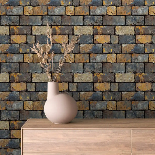 Papier Peint Effet Brique Style Industriel Moderne