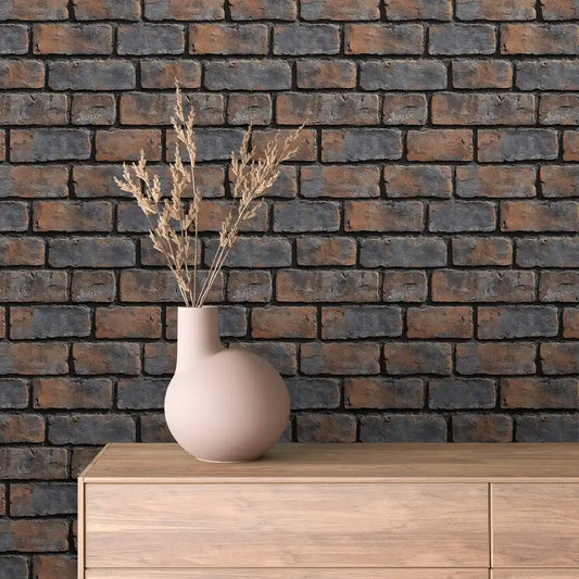 Papier Peint Effet Brique Style Industriel Moderne