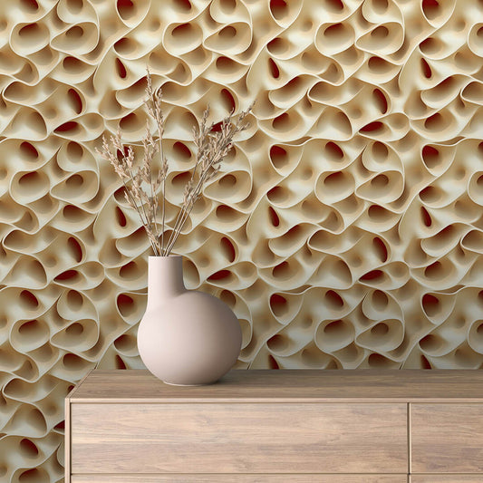 Papier Peint 3D Ondulations Design Luxueux et Moderne