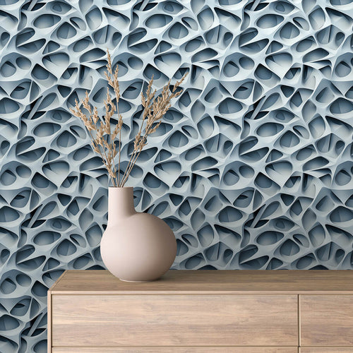 Papier Peint 3D Ondulations Design Luxueux et Moderne