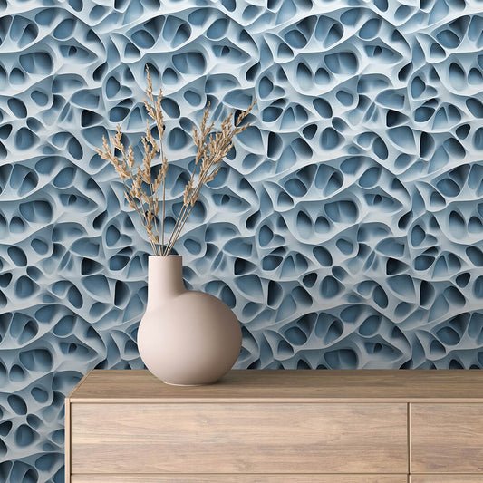 Papier Peint 3D Ondulations Design Luxueux et Moderne