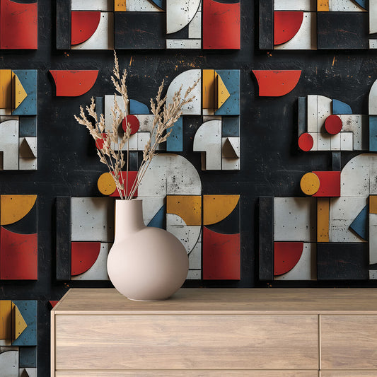 Papier Peint 3D Ondulations Design Luxueux et Moderne