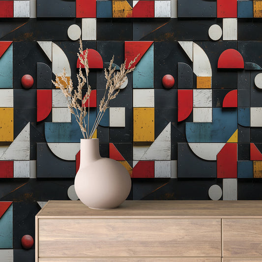 Papier Peint 3D Ondulations Design Luxueux et Moderne