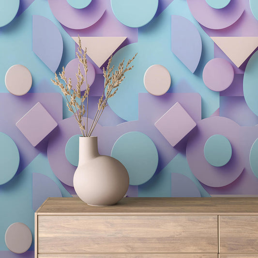 Papier Peint 3D Ondulations Design Luxueux et Moderne