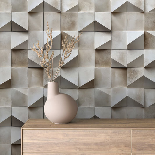 Papier Peint 3D Ondulations Design Luxueux et Moderne