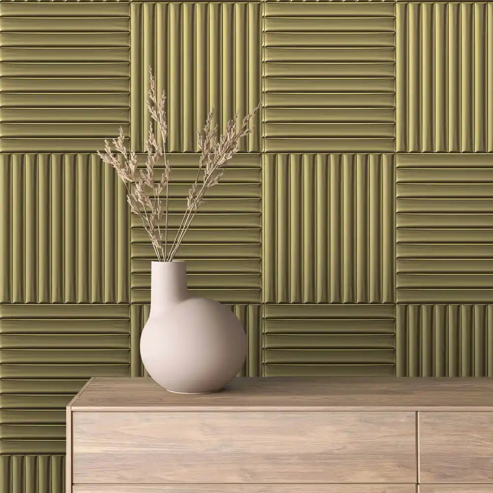 Papier Peint 3D Spirale Géométrique Effet Luxueux et Moderne