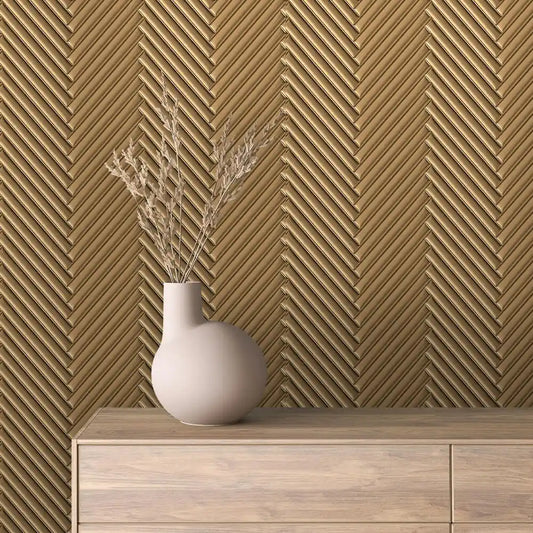 Papier Peint 3D Spirale Géométrique Effet Luxueux et Moderne
