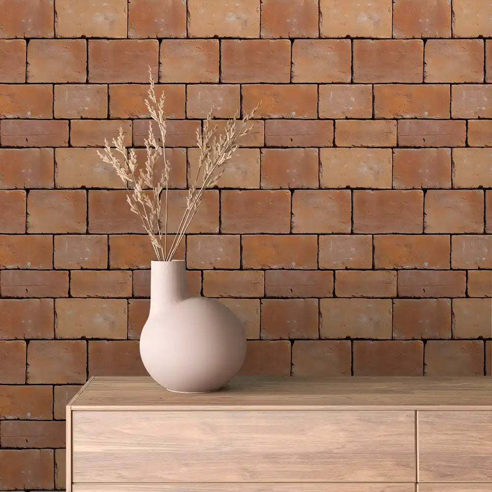 Papier Peint Effet Brique Style Industriel Moderne