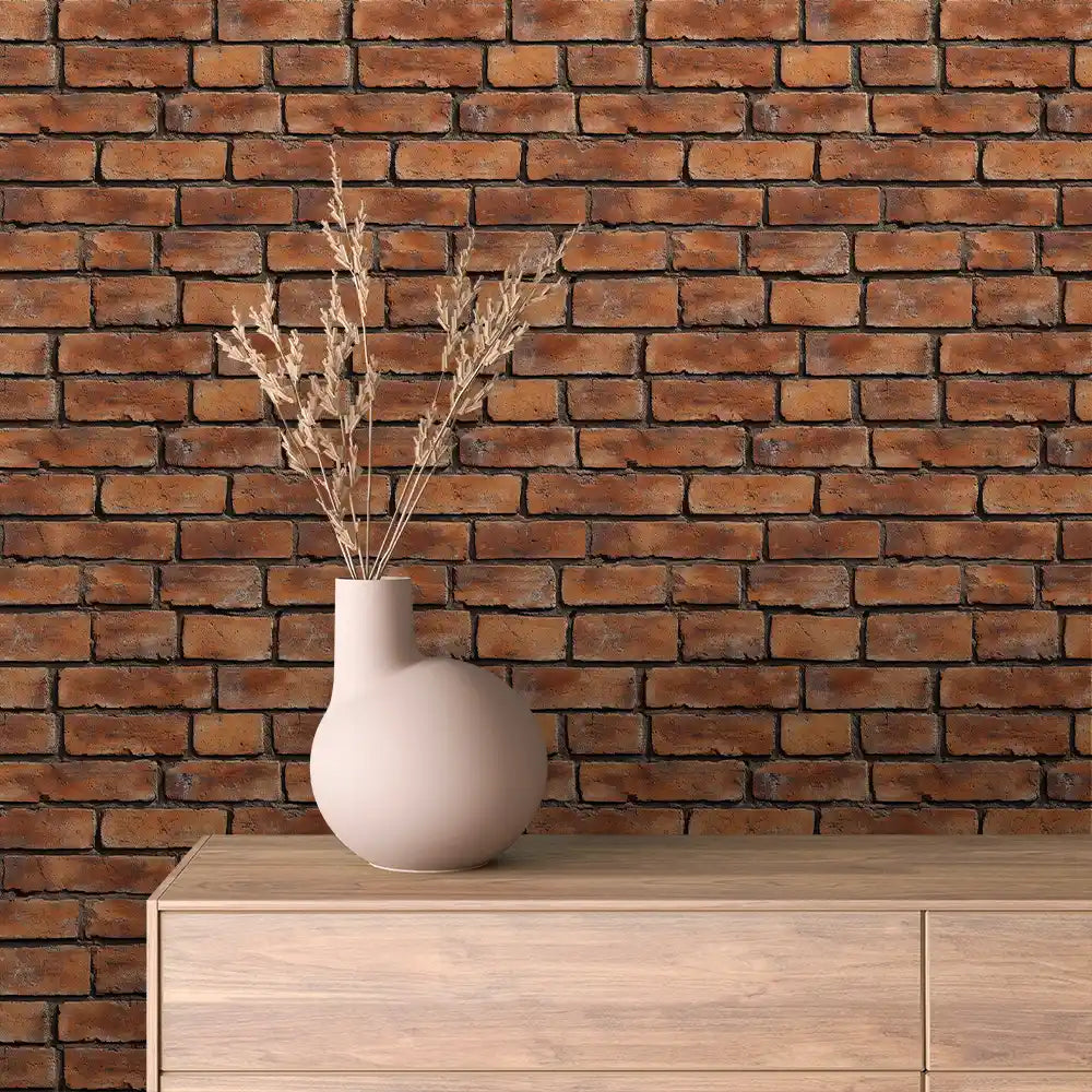 Papier Peint Effet Brique Style Industriel Moderne