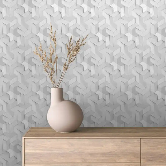 Papier Peint 3D Géométrique Moderne Design Minimaliste Élégant