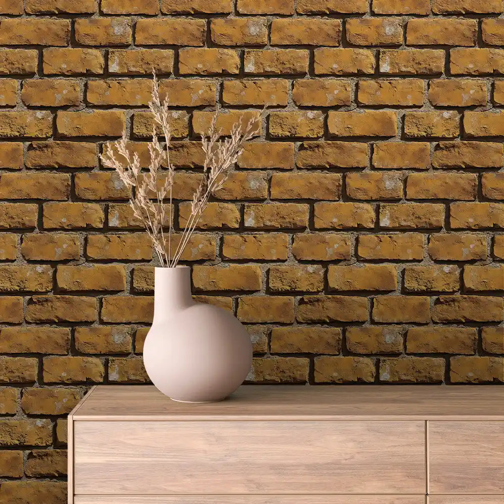 Papier Peint Effet Brique Style Industriel Moderne