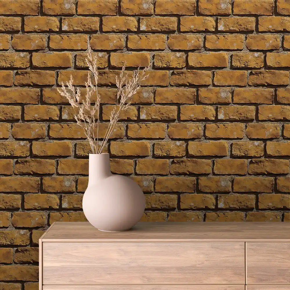 Papier Peint Effet Brique Style Industriel Moderne